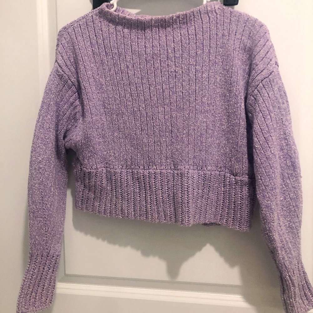 H&M purple sweater